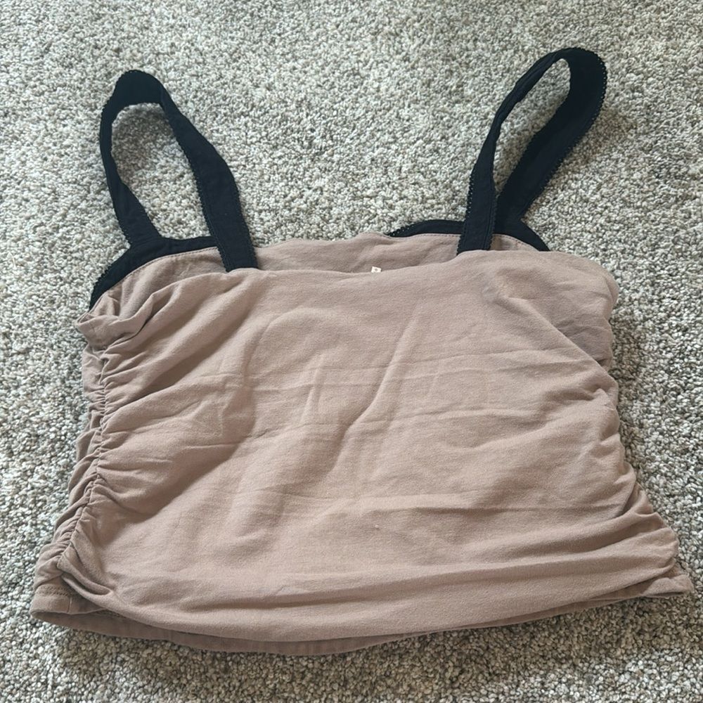 Free People 2 Tone Tank | Large | Roman Plaster Combo - Picture 5 of 11